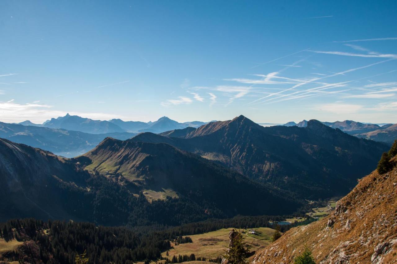 ชาเลต์ ซูร์ เล มงต์ มอร์ซีน Bed & Breakfast มงทริองด์ ภายนอก รูปภาพ